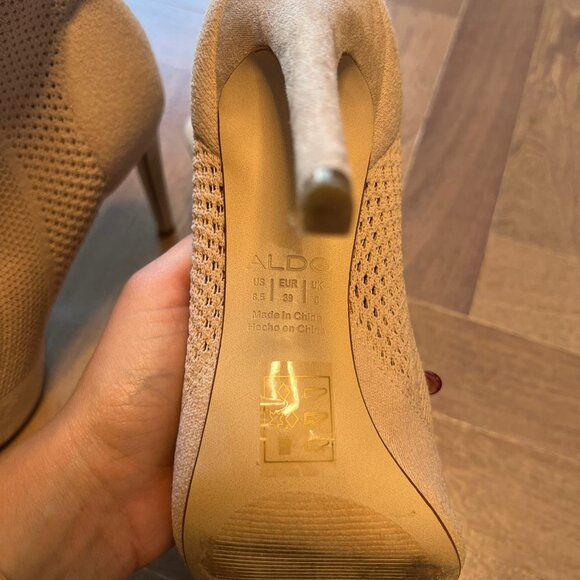 Aldo Open Toe Sock Heels - Picture 4 of 4
